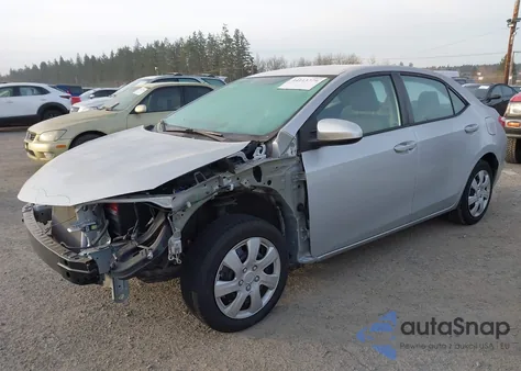 2016 Toyota Corolla Le из США, поврежденный, VIN 2T1BURHE1GC609860